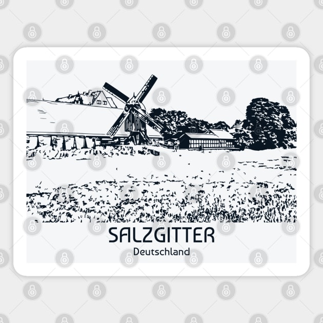Salzgitter - Deutschland Magnet by Lakeric